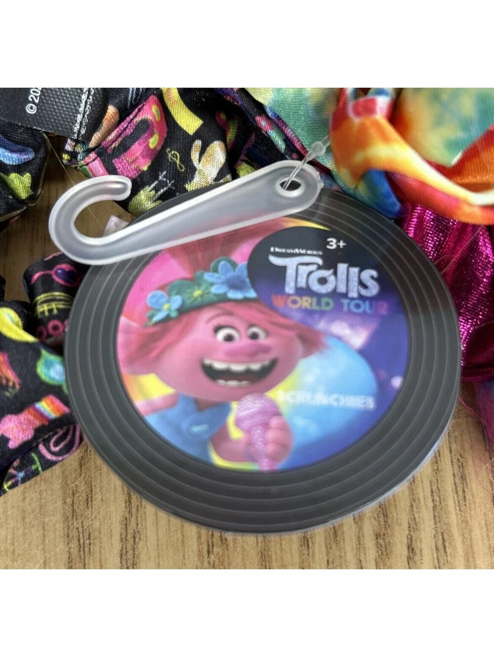 Dreamworks Trolls World Tour Scrunchies. Set Of 3. New Never Used